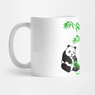 Panda bear family Mug